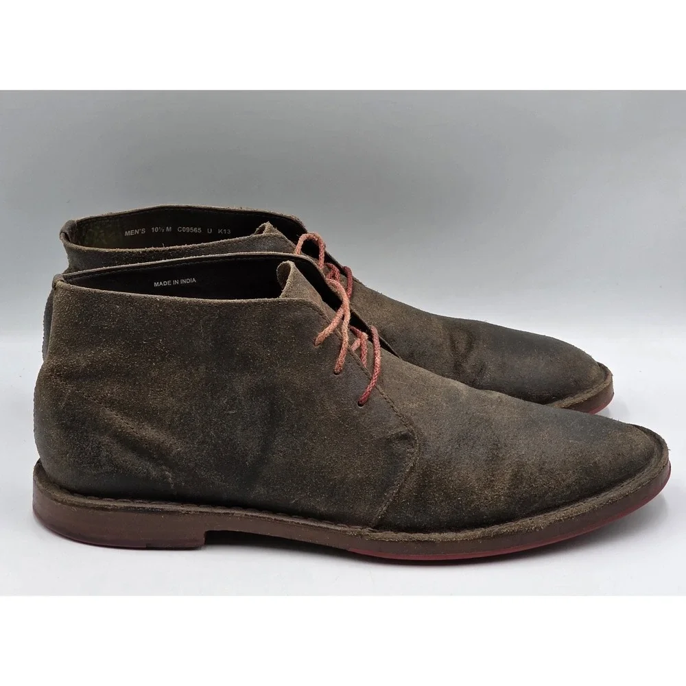 Cole Haan Paul C09565 Brown Chukka Boots Lace up Men's Size 10.5 M